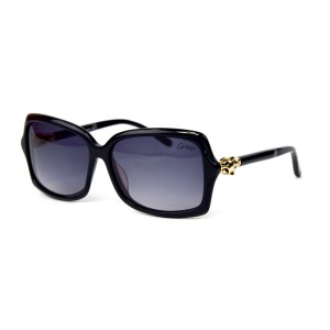 Cartier сонцезащитные очки 12104 черные с черной линзой 