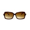Cartier сонцезащитные очки 12105 коричневые с коричневой линзой 