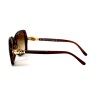 Cartier сонцезащитные очки 12105 коричневые с коричневой линзой 