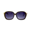 Cartier сонцезащитные очки 12106 серые с сиреневой линзой 