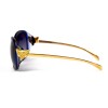 Cartier сонцезащитные очки 12107 синие с синей линзой 