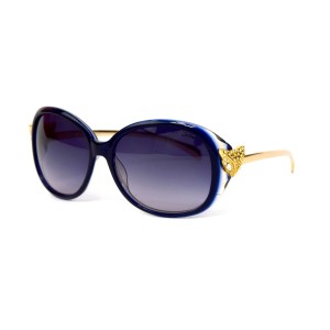 Cartier сонцезащитные очки 12107 синие с синей линзой 