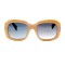 Celine сонцезащитные очки 11572 коричневые с чёрной линзой . Photo 2