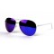 Celine сонцезащитные очки 11581 белые с фиолетовой линзой . Photo 1