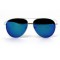 Celine сонцезащитные очки 11582 белые с синей линзой . Photo 2