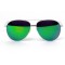 Celine сонцезащитные очки 11583 белые с зелёной линзой . Photo 2
