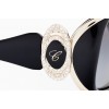 Chopard сонцезащитные очки 4809 чёрные с чёрной линзой 