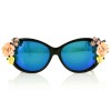 Dolce & Gabbana сонцезащитные очки 8676 чёрные с синий линзой 