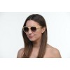 Dolce & Gabbana сонцезахисні окуляри 10066 бежеві з коричневою лінзою 