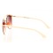 Женские сонцезащитные очки 8463 бежевые с коричневой линзой . Photo 3