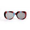 Dolce & Gabbana сонцезащитные очки 11840 красные с серой линзой 