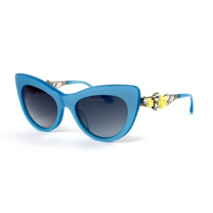 Dolce & Gabbana сонцезахисні окуляри 11845 блакитні з блакитною лінзою 
